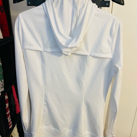 Fabletics Kira White Zip-Up Jacket - Picture 3 of 5